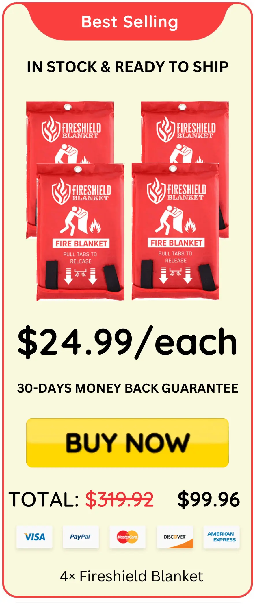 FireShield Blanket offer price